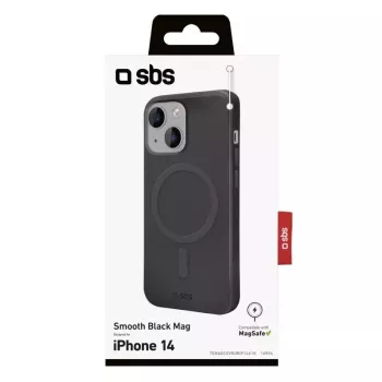 Apvalks SBS TEMAGCOVRUBIP1461K priekš iPhone 14 15.5 cm melns