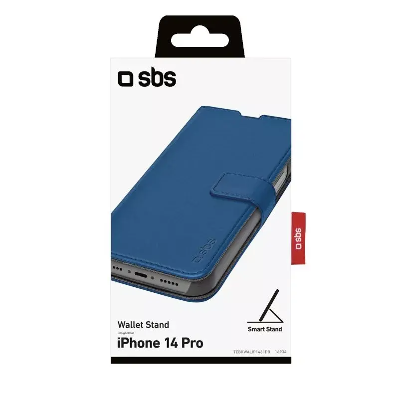 Maciņš-apvalks SBS TEBKWALIP1461PB iPhone 14 Pro 15,5 cm zils