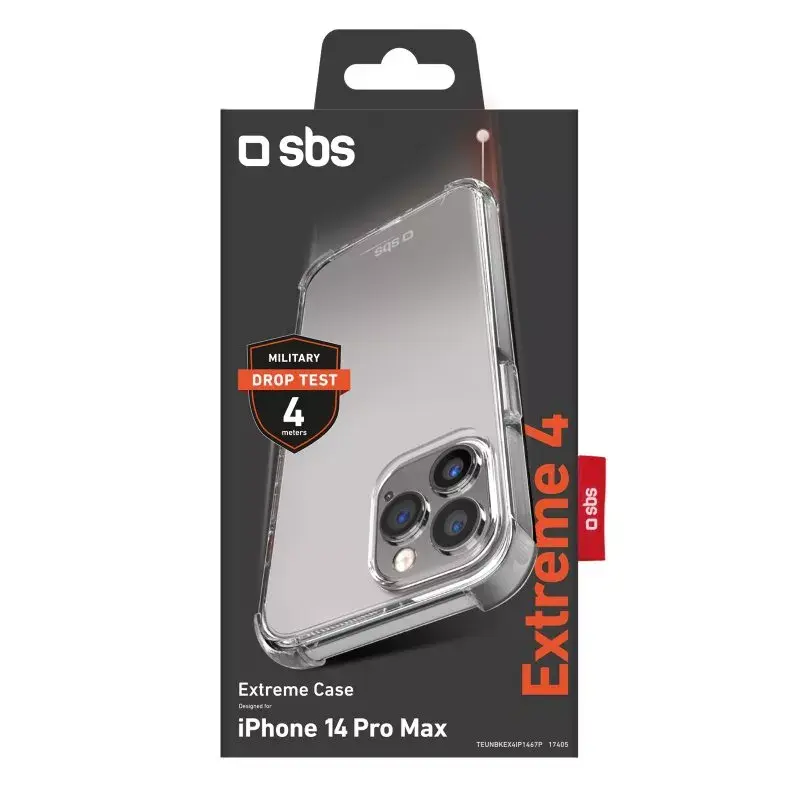 vāciņš SBS Extreme X4 iPhone 14 Pro Max Transparent 17 cm