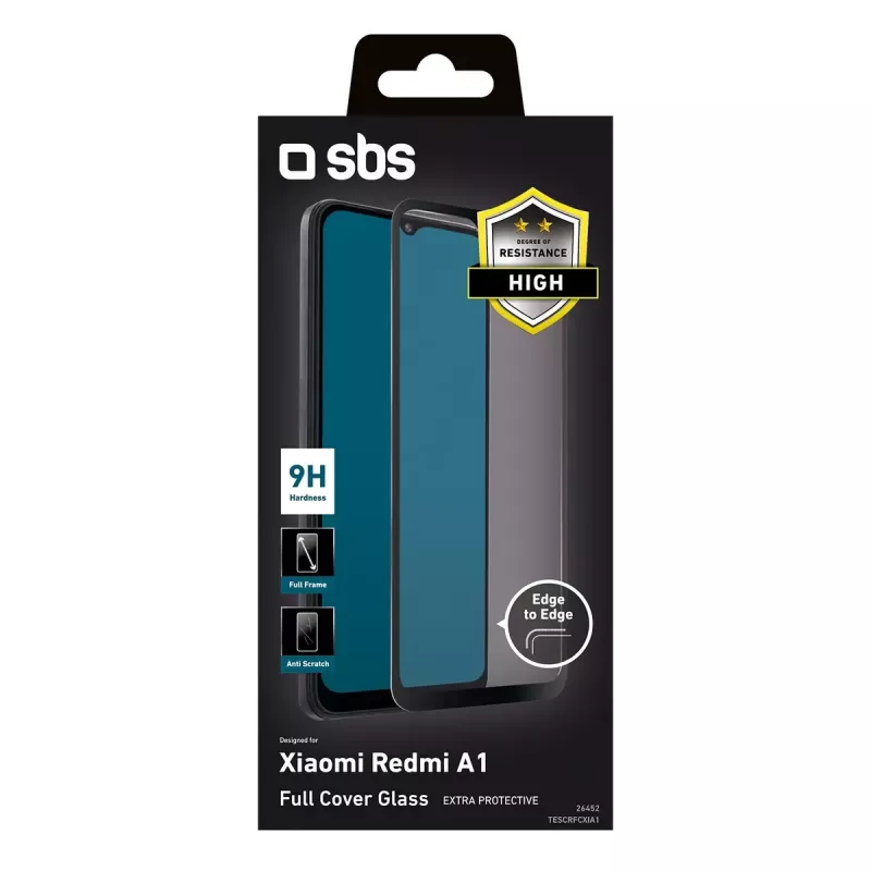 Ekrāna aizsargs SBS Xiaomi Redmi A1 Melns