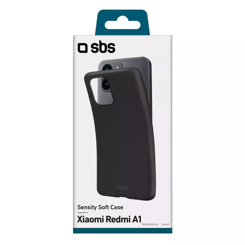 Cover SBS Sensity Xiaomi Redmi A1 16.6 cm Melns