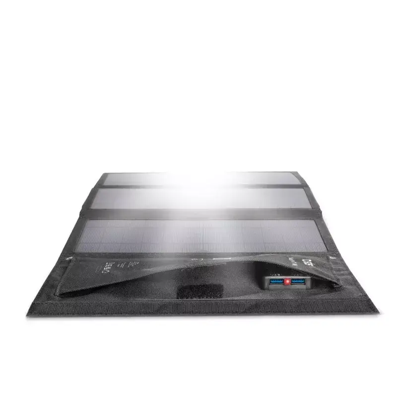 Saules panelis SBS TESOLARCHG21W 21W USB 5V 2.1A Melns