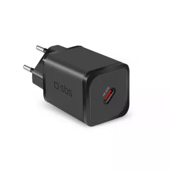 Mobilās ierīces lādētājs SBS TETRGAN1C45W Ātrā uzlāde Iekštelpām Melns