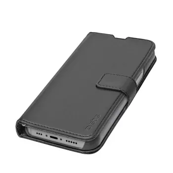 Maciņš-kabatas SBS TEBKWALIP1561PK iPhone 15 Pro 6,1 collas Melns