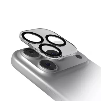 Ekrāna un aizmugures aizsargs ar kameras objektīva aizsargu SBS TECAMGLIP1763P Apple iPhone 17 Pro / 17 Pro Max, silikona un rūdīta stikla, caurspīdīgs, 1 gab.