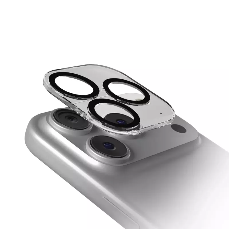 Ekrāna un aizmugures aizsargs ar kameras objektīva aizsargu SBS TECAMGLIP1763P Apple iPhone 17 Pro / 17 Pro Max, silikona un rūdīta stikla, caurspīdīgs, 1 gab.