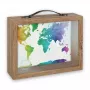 Krājkastīte ZEP RM4545 Brūns Stikls Metāls Koks 210x65x170 mm