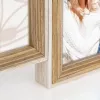 Bilžu rāmīšu komplekts ZEP Kriss 4Q Wood Brown balta 310x340 mm
