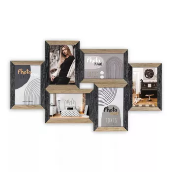 Bilžu rāmīšu komplekts ZEP Vercelli melna brūna MDF 535x320 mm
