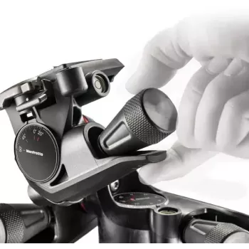 Statīva galva Manfrotto MHXPRO-3WG melna tehnopolimērs 3/8 collu
