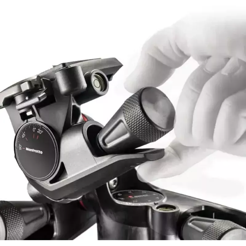 Statīva galva Manfrotto MHXPRO-3WG melna tehnopolimērs 3/8 collu
