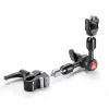 Statīva piederums Manfrotto 244MICROKIT — melns, 1/4 collu savienotājvītne, 3 kg maksimālā slodze