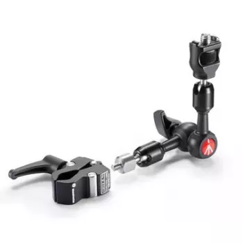 Statīva piederums Manfrotto 244MICROKIT — melns, 1/4 collu savienotājvītne, 3 kg maksimālā slodze