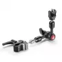 Statīva piederums Manfrotto 244MICROKIT — melns, 1/4 collu savienotājvītne, 3 kg maksimālā slodze