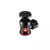 Statīva galva Manfrotto 492 Centre Ball Head melna sarkana 1/4 collas