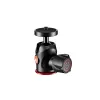 Statīva galva Manfrotto 492 Centre Ball Head melna sarkana 1/4 collas