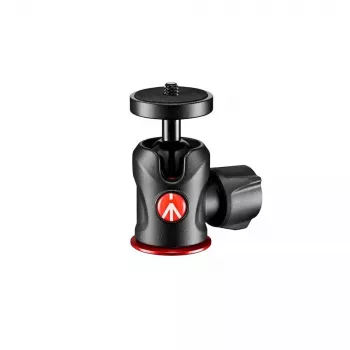 Statīva galva Manfrotto 492 Centre Ball Head melna sarkana 1/4 collas