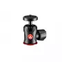 Statīva galva Manfrotto 492 Centre Ball Head melna sarkana 1/4 collas