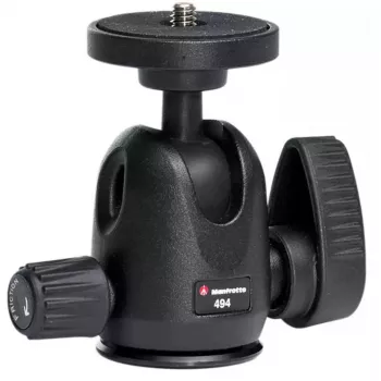 Statīva galva Manfrotto MH494-BH melns alumīnijs 1/4 collas lode