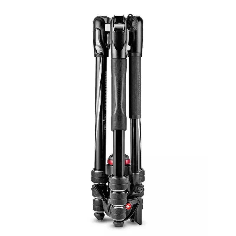 Statīvs Manfrotto MVKBFRT-LIVE Digitālajām/filmu kamerām 3 kājas Melns Sarkans Sudrabains