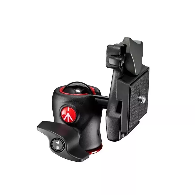 Statīva galva Manfrotto MH490-BH Melna Alumīnija 1/4 collu Lodes galva Augstums 90 mm Svars 190 g