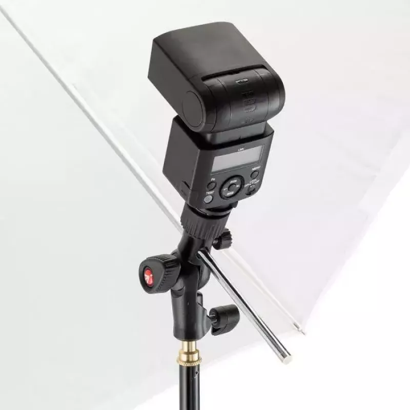 Manfrotto MLH1HS-2 aukstā kurpes slīpgalva ar gaismas savienojumu un lietussarga turētāju