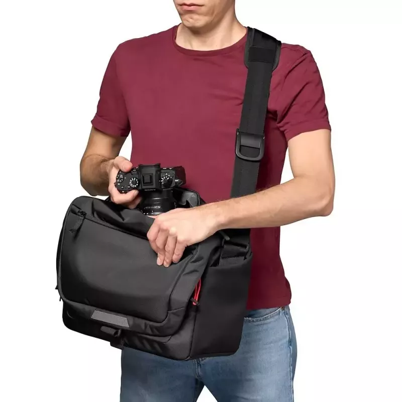 Messenger soma Manfrotto MB MA3-M-M Melna Universāla Plecu siksna