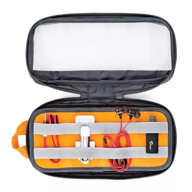 Lowepro Pouch Medium GearUp GL LP37139-GRL Nylon Ripstop Polyester oranža pelēka 280x45x140mm