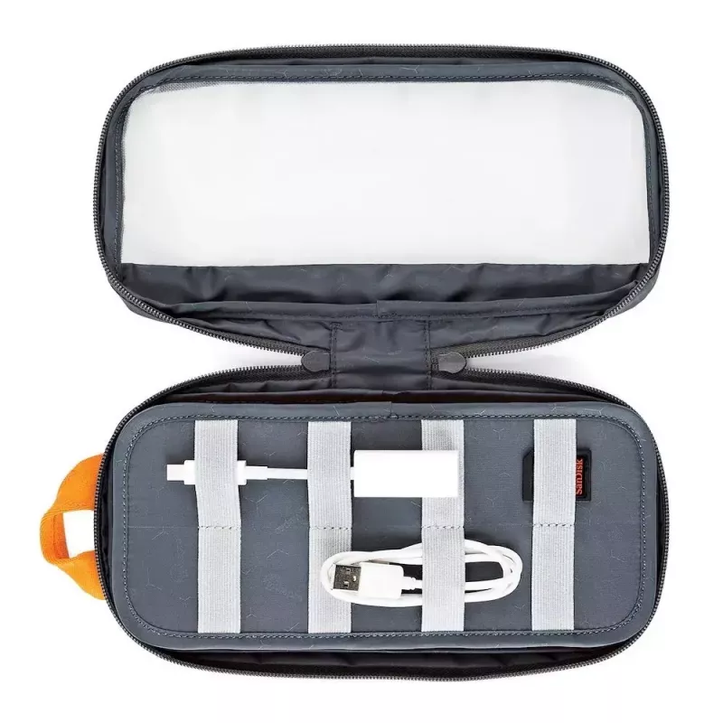 Lowepro Pouch Medium GearUp GL LP37139-GRL Nylon Ripstop Polyester oranža pelēka 280x45x140mm