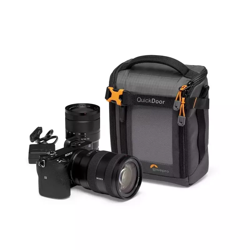 Kompakts futrālis Lowepro GearUp Creator Box M II melns pelēks