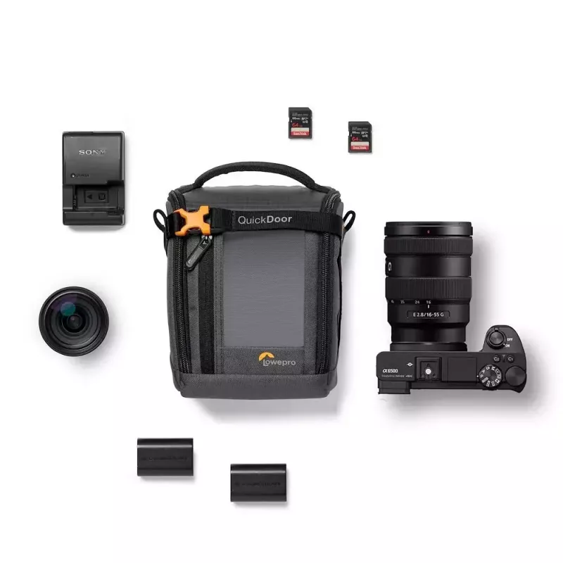 Kompakts futrālis Lowepro GearUp Creator Box M II melns pelēks