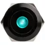 DimasTech Vandalizturīgs slēdzis/poga 22mm Melnsline Dot RGB PD219
