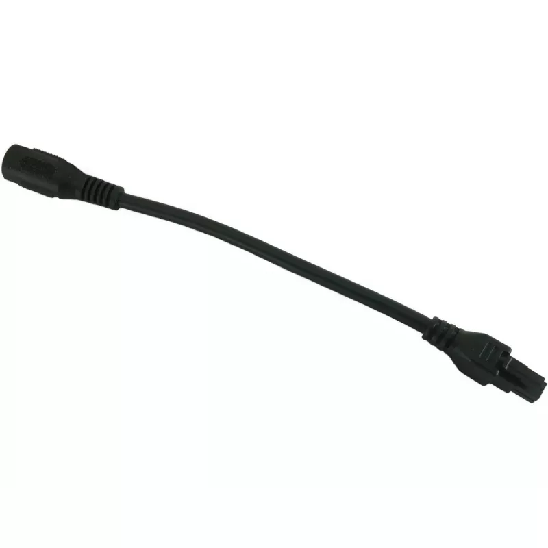Barošanas kabelis CradlePoint 170665-000 — 5,5×2,1 mm līdzstrāvas spraudnis uz IEC A tipa, melns