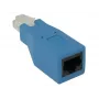 CradlePoint pagrieziena adapteris RJ45, zils — RJ45 uz RJ45 konsoles kabelis