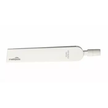 Tīkla antena CradlePoint 170761-001 — 0.6–6 GHz, balta, saderīga ar CBA850-1200M-B un W2000