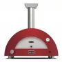 Picas krāsns Alfa Forni Moderno 2 Pizze Hybrid Antique Red – ietilpība 2 picas, hibrīda kurināmais