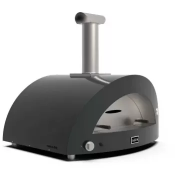 Picas krāsns Alfa Forni Moderno 5 Pizze Hybrid Slate pelēka — 5 picu ietilpība, hibrīda degviela
