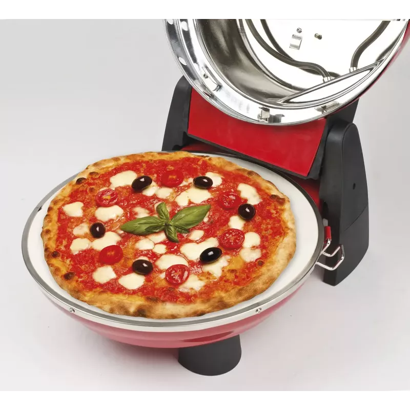 Picu krāsns G3 Ferrari Pizzeria Snack Napoletana 1200 W Melna Sarkana 1 pica 31 cm