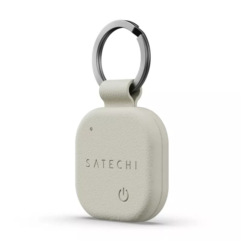 Atslēgu birka Satechi ST-LKCFW — Balta, 34×34×9 mm, 1 gab.