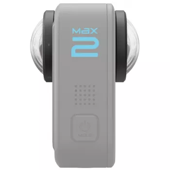 Objektīvu jaunināšanas komplekts GoPro MAX2 — rezerves objektīvi (2 gab.), uzstādīšanas rīks, mikrošķiedras lupatiņa, melna, 25×25×12 mm