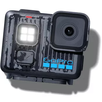 Darbības kamera GoPro LIT HERO — 4K Ultra HD 100 kadri/s, 12 MP, 1,76 collu LCD, Wi‑Fi, MicroSD