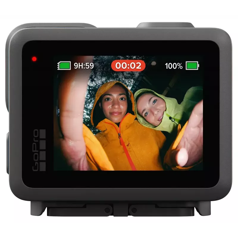 Darbības kamera GoPro LIT HERO — 4K Ultra HD 100 kadri/s, 12 MP, 1,76 collu LCD, Wi‑Fi, MicroSD