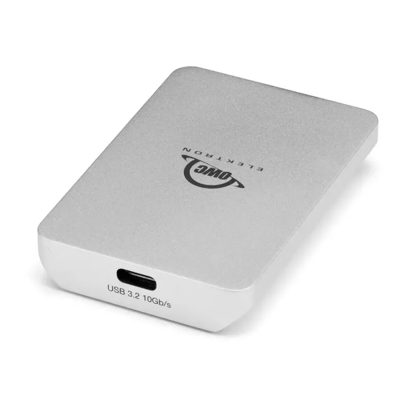 SSD korpuss OWC Envoy Pro Elektron sudraba krāsā M.2, USB-C, 10 Gbit/s, 1 TB (instalēts)