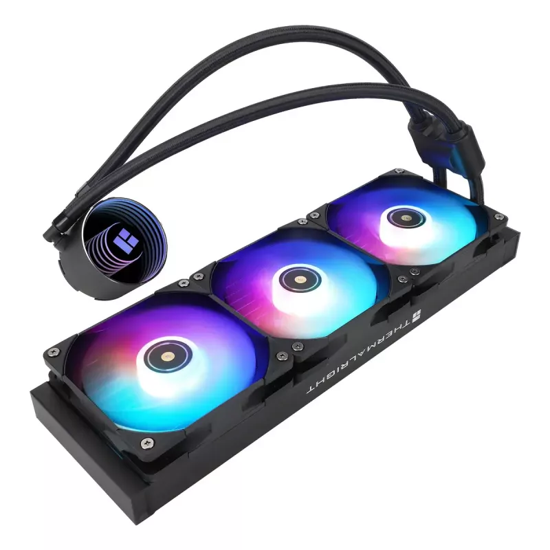 Daudzfunkcionāls šķidruma dzesētājs Thermalright Frozen Notte 360 ARGB V2 12 cm Melns