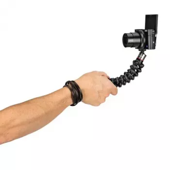 Statīvs JOBY GorillaPod 500 darbības kamerām, 3 kājas, maks. slodze 0,5 kg, melns/pelēks