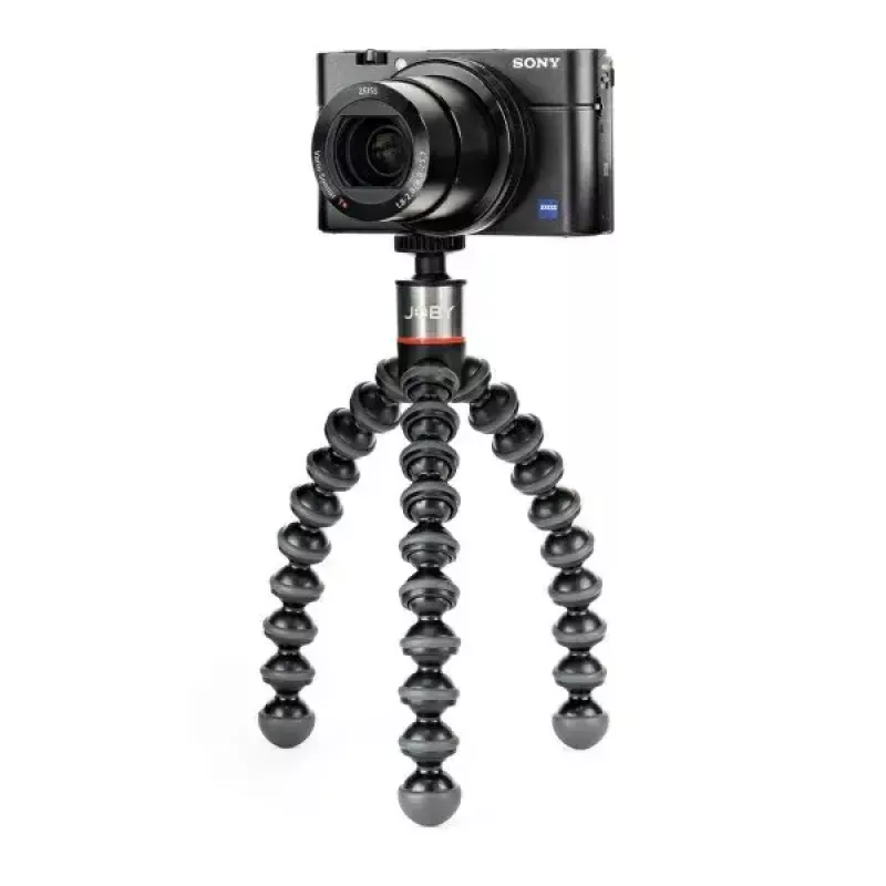 Statīvs JOBY GorillaPod 500 darbības kamerām, 3 kājas, maks. slodze 0,5 kg, melns/pelēks