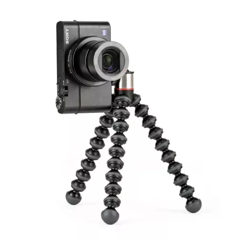 Statīvs JOBY GorillaPod 500 darbības kamerām, 3 kājas, maks. slodze 0,5 kg, melns/pelēks