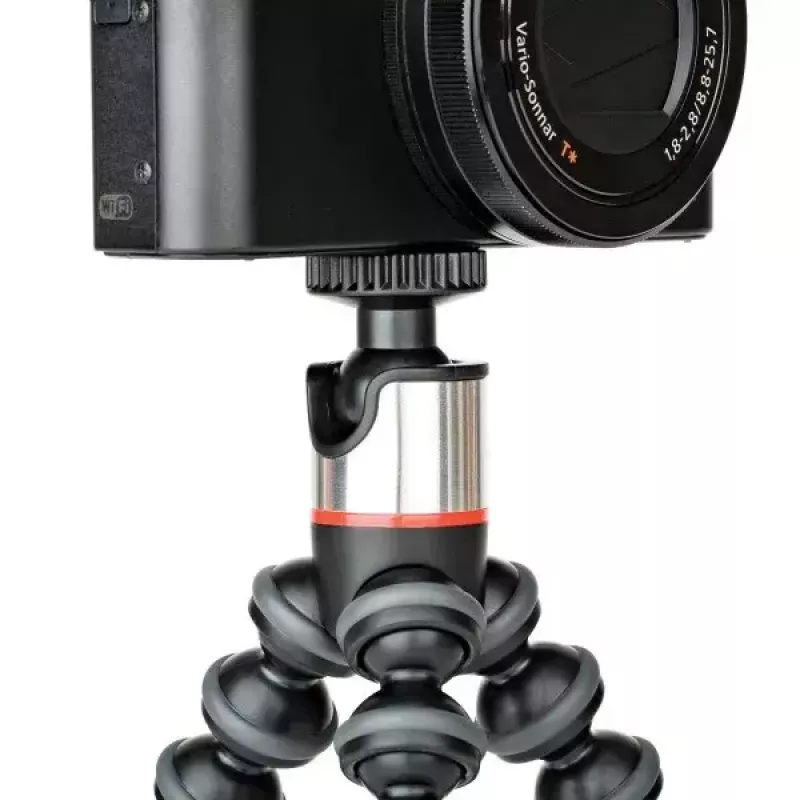 Statīvs JOBY GorillaPod 500 darbības kamerām, 3 kājas, maks. slodze 0,5 kg, melns/pelēks