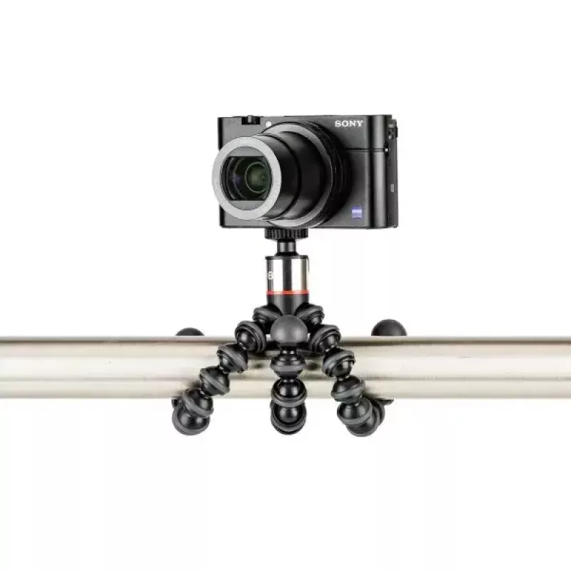 Statīvs JOBY GorillaPod 500 darbības kamerām, 3 kājas, maks. slodze 0,5 kg, melns/pelēks