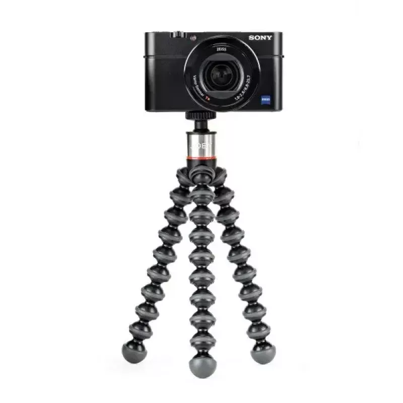 Statīvs JOBY GorillaPod 500 darbības kamerām, 3 kājas, maks. slodze 0,5 kg, melns/pelēks